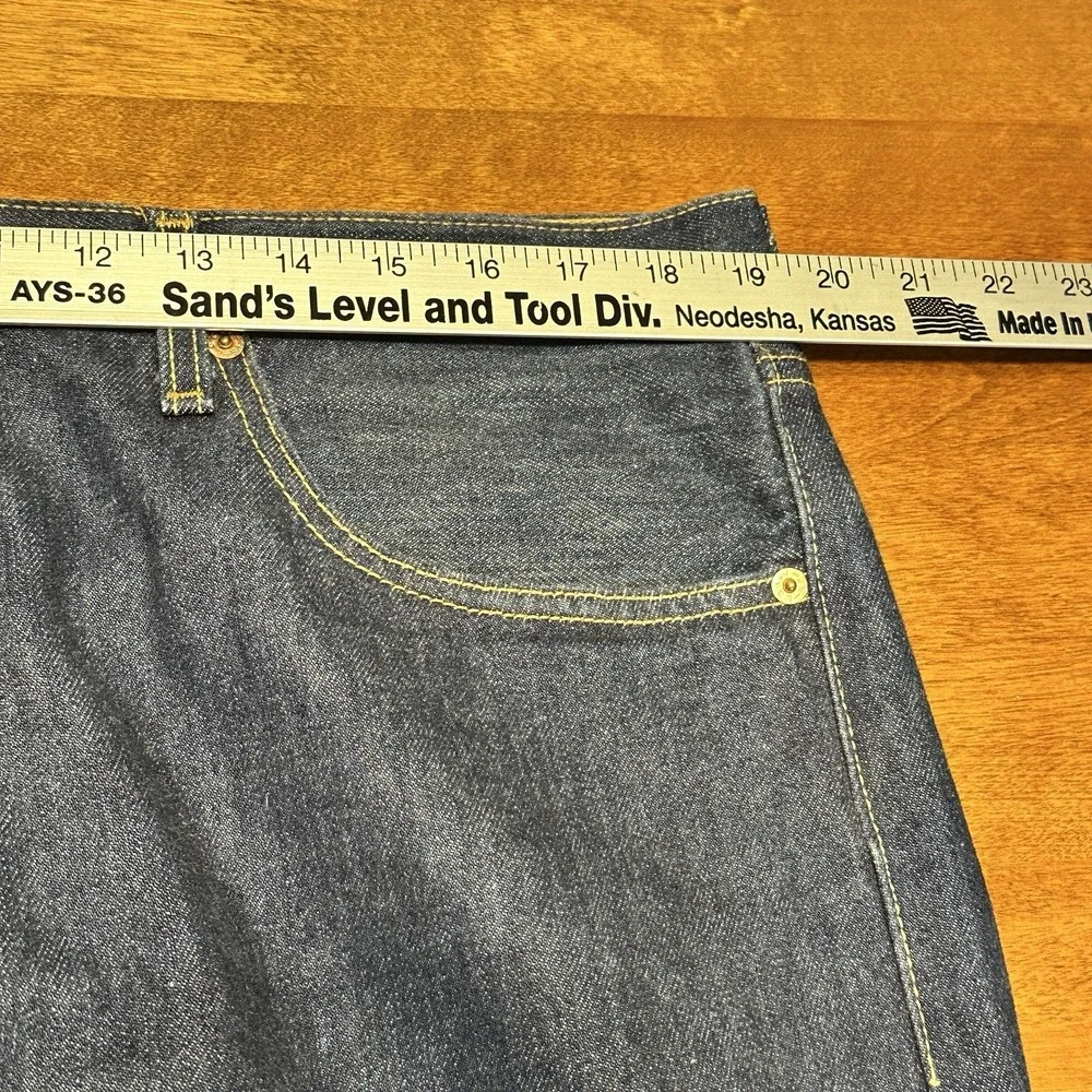 Vtg 2003 Y2K Levi's 501 Button-fly Jeans Dark Barely Worn Unbroken In 38x32